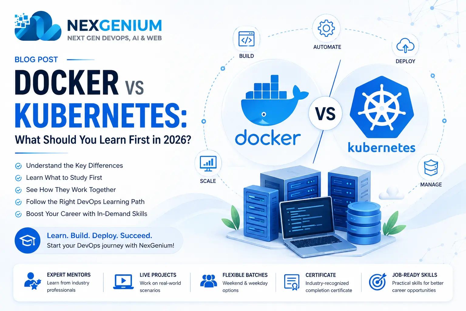 Docker vs Kubernetes: What Should You Learn First in 2026?